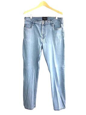 JACHS NEW YORK -MENS JEANS STRAIGHT LEG LIGHT WASH JEANS SIZE 36X32